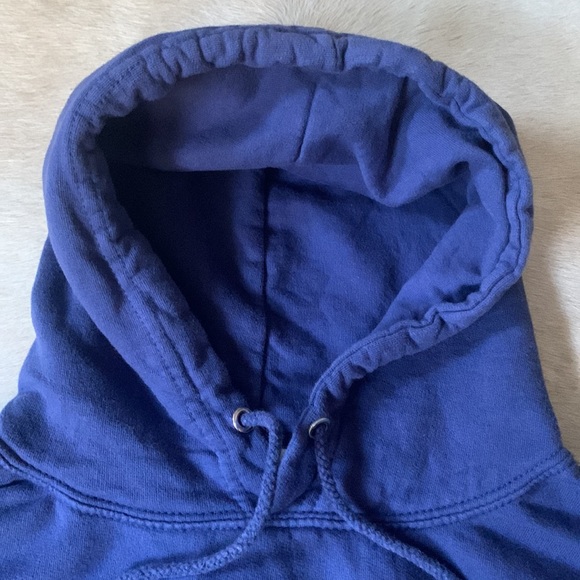 RARE Men's MAYNOOTH University IRELAND VOLLEYBALL Navy Hoodie Sweatshirt - Picture 6 of 10